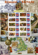 History of britain 58  2010 BC-298 Roman Britain sheet UNMOUNTED MINT