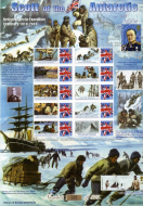 History of britain 56 2010 BC-284 Scott of the antactic no. 228  sheet U M