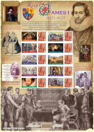 History of britain 54 2010 BC-281 James I no. 89 sheet UNMOUNTED MINT
