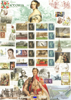 BC-457 2015 History of Britain 108 Queen Victoria no.50 sheet U M
