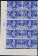 Sg491a George VI  1946 Extra porthole S46 11 no dot Row 16 1 UNMOUNTED MINT