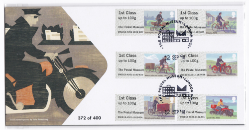 Postal Museum school poster 372 out of 400 12 09 2018 FDC first day cover