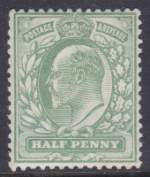M2(1) Harrison perf 14 Pale yellowish green Single stamp UNMOUNTED MINT