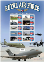 BC-378 Vulcan to the sky smiler Sheet no. 45 UNMOUNTED MINT