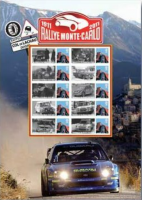 BC-327 2011 Monte-carlo rally no.392 Smiler Sheet  UNMOUNTED MINT