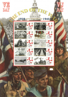 BC-280 2010 The end of the war no. 187 Smiler Sheet  UNMOUNTED MINT