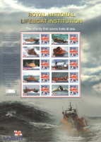 BC-135 2008 Royal national lifeboat institution no. 545 Sheet  UNMOUNTED MINT