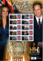 GB 2011 BC-339  Royal Wedding  smiler sheet no. 1719 UNMOUNTED MINT MNH