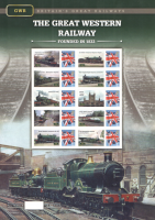 BC-195 GB 2009 Western Railway no. 005 Smiler sheet UNMOUNTED MINT