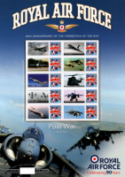 BC-158 GB 2008 Royal Air Force no. 724  Smiler sheet UNMOUNTED MINT