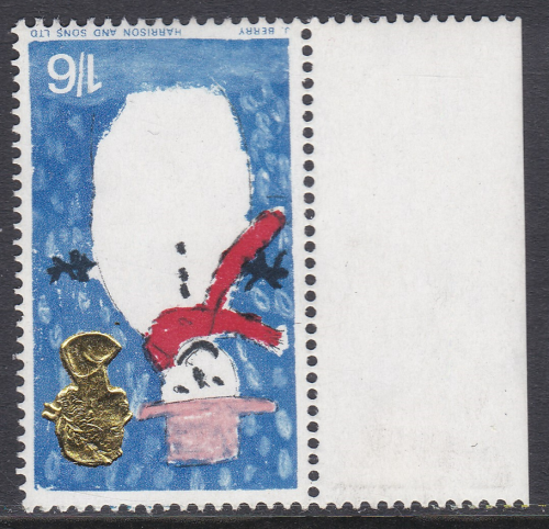 Sg 714 1966 1 6 Christmas - Watermark Inverted UNMOUNTED MINT