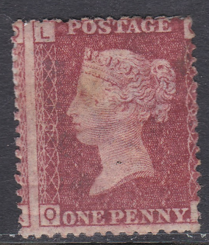 1858 1d Penny Red plate 181 Lettered Q-L MOUNTED MINT