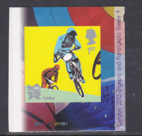 2010 sg3108b Pm26 Olympics 4 1st class Stamp from out of booklet UNMOUNTED MINT