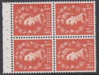 SB11 d Crowns left Wilding booklet pane perf type AP UNMOUNTED MNT MNH