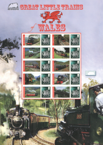 BC-199 2009 Great Little Trains Wales no. 365 Smiler Sheet  UNMOUNTED MINT