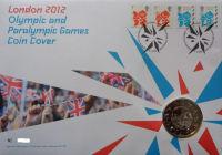 2012 London Olympic and paralympic games 5 coin cover no. 112 Royal Mint