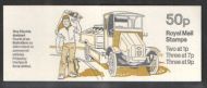 FB6a 1978 Guy Electric Dustcart Royal Mail 50p Decimal Machin Folded Booklet