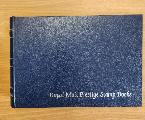 Royal Mail prestige stamp books Album Dark Blue with 15 pages