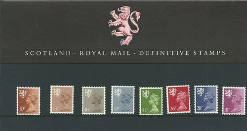 1984 Scotland Royal Mail Definitive Stamps Pack No. 10 Unmounted Mint