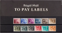 1982 To Pay Labels Postage Dues Royal Mail Pack 135 UNMOUNTED MINT