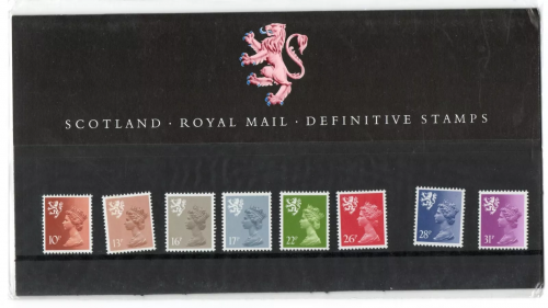 1984 Scotland Royal Mail Definitive Stamps Pack No. 6 Unmounted Mint