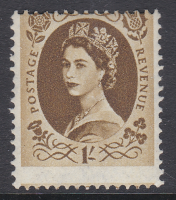 S139 1 - Wilding Multi Crowns variety - Perf Shift UNMOUNTED MINT