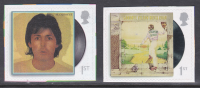 Sg4526-4527 PM79 2021 Paul McCartney 1st class stamps pair from booklet U M