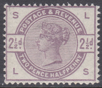 Sg 190 2d Lilac from Lilac  Green issue lettered L-S UNMOUNTED MINT MNH