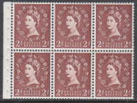 SB79 Wilding booklet wmk Crowns cylinder perf Ie(t) UNMOUNTED MNT MNH