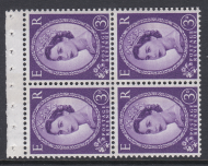 SB101 Wilding booklet pane White Wmk Crowns left Perf AP UNMOUNTED MNT