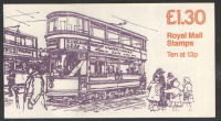 FL6a 1.30 1984 Trams book No.4 - London Folded Booklet - Good perfs - Cyl B12