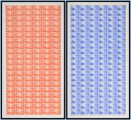 SgC1-C2 GVI Channel Island Liberation PAIR of Full Sheets W  var U M