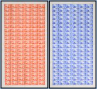 SgC1-C2 GVI Channel Island Liberation PAIR of Full Sheets W  var U M