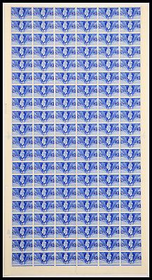 SG491-492 1946 Victory set of 2 values in Full sheets 2d Cyl 9 no dot U M