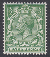 N14(1) d Green Royal Cypher Single Stamp UNMOUNTED MINT