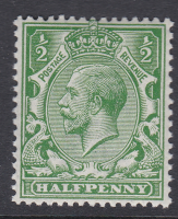 N14(6) d Bright Green Royal Cypher Single Stamp UNMOUNTED MINT