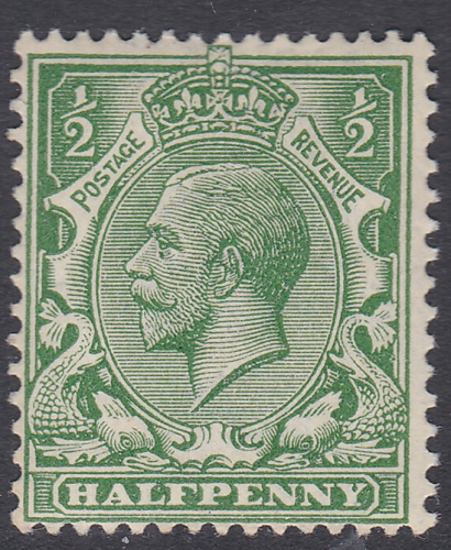 N14(7) d Deep Bright Green Royal Cypher Single Stamp UNMOUNTED MINT