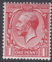 N16(1) 1d Bright Scarlet Royal Cypher Single Stamp UNMOUNTED MINT