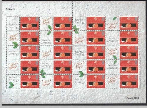 LS02a LS03a GB 2001 Consignia pair of Smiler sheets UNMOUNTED MINT MNH