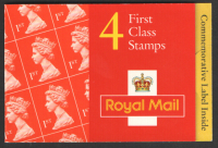 HB16 1998 Prince Wales Special Label 4 x 1st Class booklet - No Cylinder