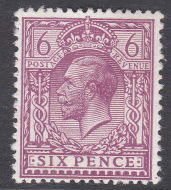 N26(8) 6d Plum Royal Cypher Single Stamp UNMOUNTED MINT