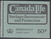 DT10 April 1973 Canada life assurance 50p Stitched Booklet - complete