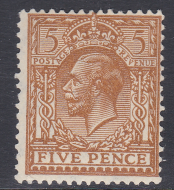 Spec N40(3) 5d Reddish Brown Block Cypher Single UNMOUNTED MINT