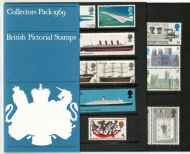 1969 british pictorial stamps pack collectors edition UNMOUNTED MINT