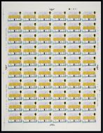 1970 British Rural Architecture (Cottages) 1 6 Complete Sheet Dot Cyl U M